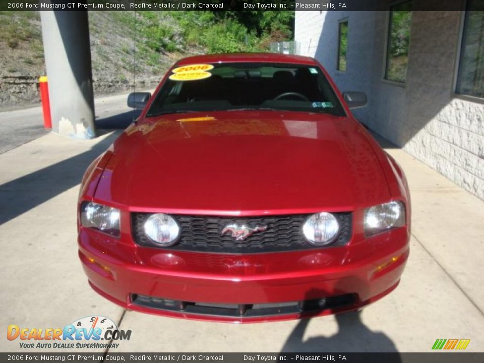 2006 Ford Mustang GT Premium Coupe Redfire Metallic / Dark Charcoal Photo #6