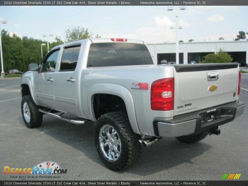 2010 Chevrolet Silverado 1500 LT Z92 Crew Cab 4x4 Sheer Silver Metallic / Ebony Photo #3