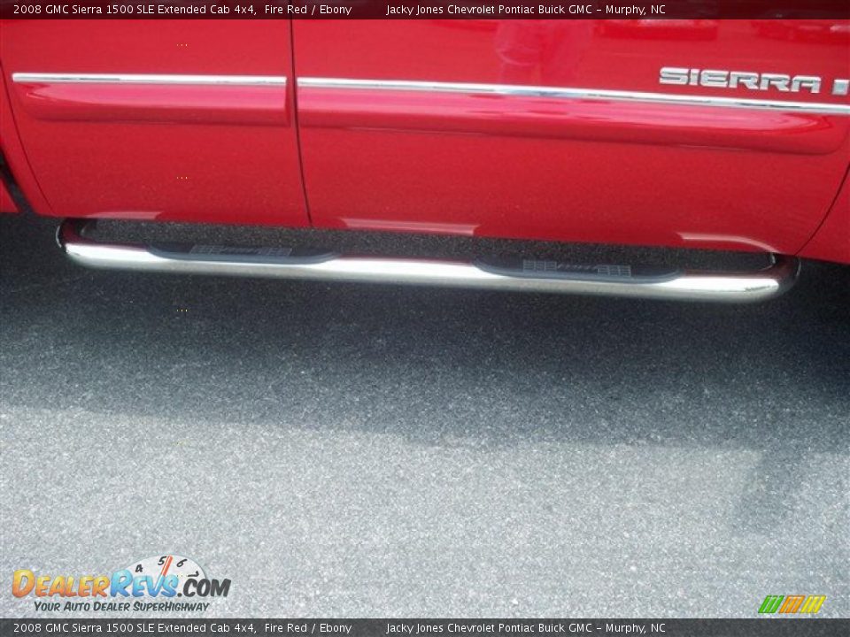 2008 GMC Sierra 1500 SLE Extended Cab 4x4 Fire Red / Ebony Photo #9