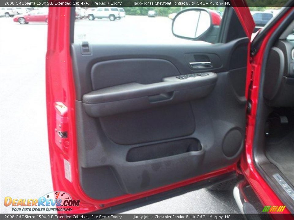 2008 GMC Sierra 1500 SLE Extended Cab 4x4 Fire Red / Ebony Photo #14