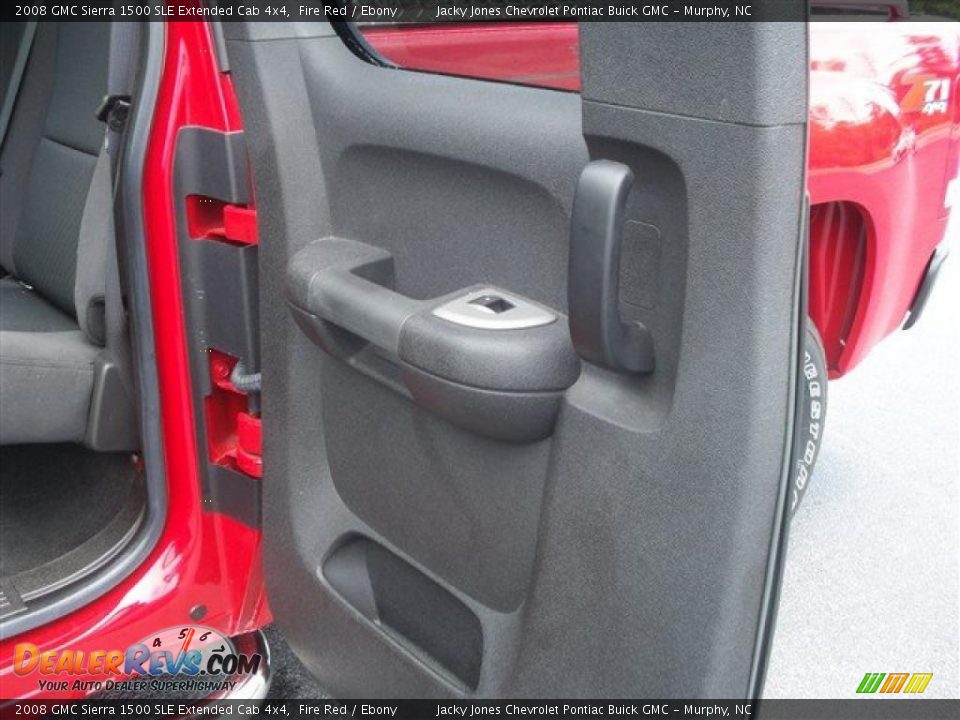 2008 GMC Sierra 1500 SLE Extended Cab 4x4 Fire Red / Ebony Photo #16