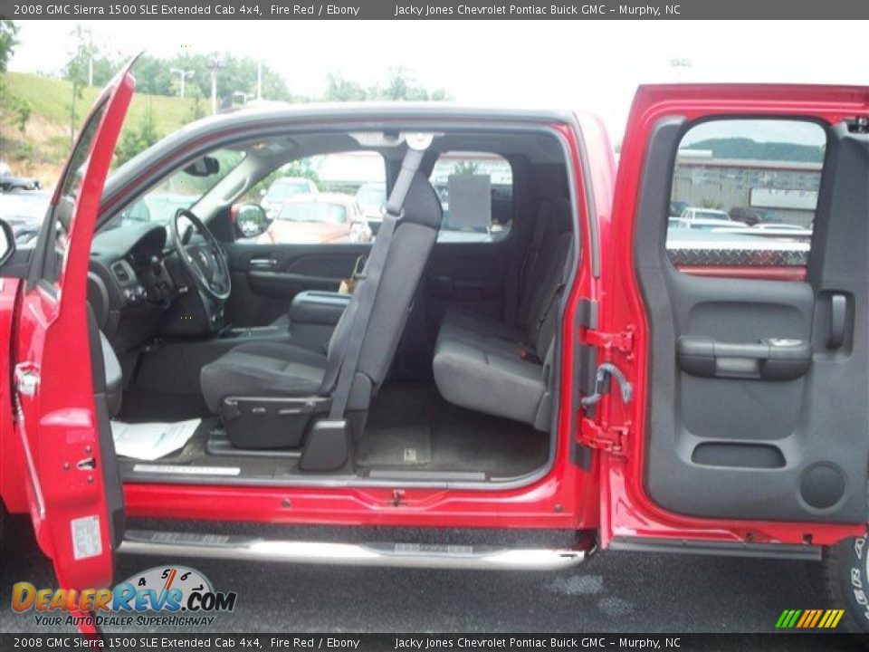 2008 GMC Sierra 1500 SLE Extended Cab 4x4 Fire Red / Ebony Photo #18