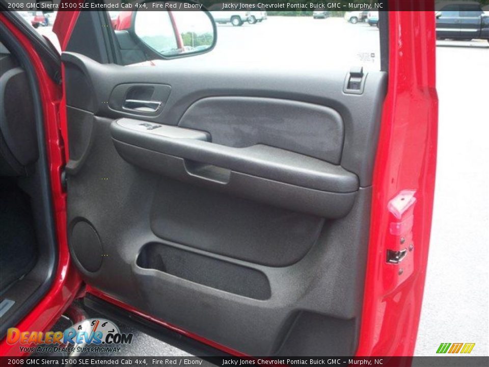 2008 GMC Sierra 1500 SLE Extended Cab 4x4 Fire Red / Ebony Photo #19