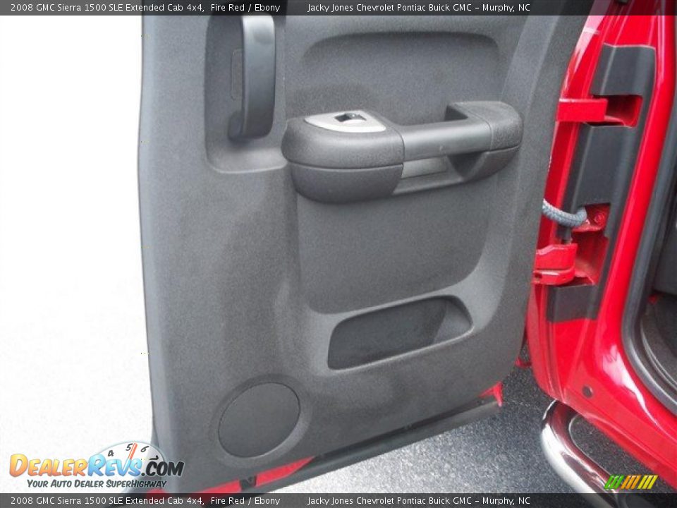 2008 GMC Sierra 1500 SLE Extended Cab 4x4 Fire Red / Ebony Photo #22