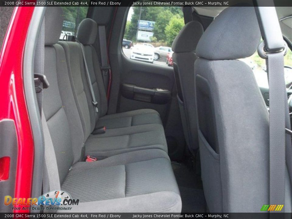 2008 GMC Sierra 1500 SLE Extended Cab 4x4 Fire Red / Ebony Photo #23