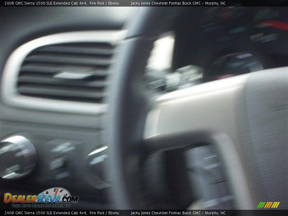 2008 GMC Sierra 1500 SLE Extended Cab 4x4 Fire Red / Ebony Photo #24