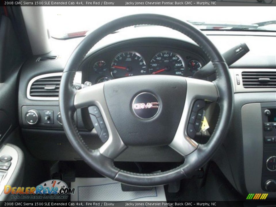 2008 GMC Sierra 1500 SLE Extended Cab 4x4 Fire Red / Ebony Photo #26