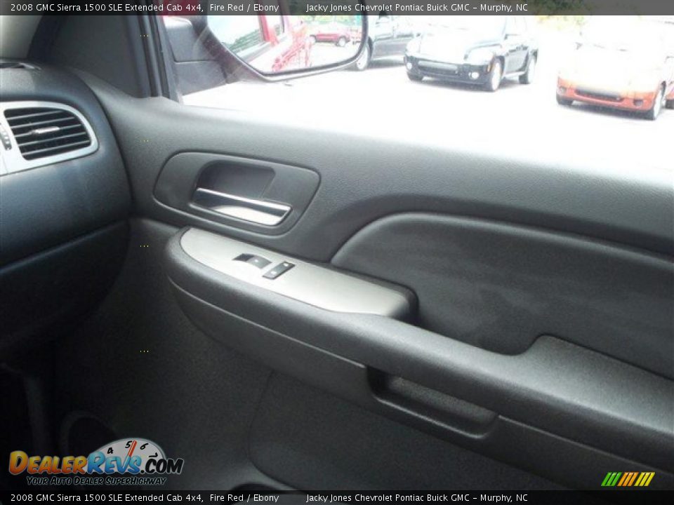 2008 GMC Sierra 1500 SLE Extended Cab 4x4 Fire Red / Ebony Photo #30