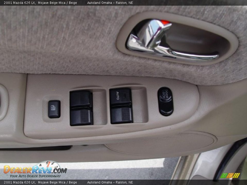 2001 Mazda 626 LX Mojave Beige Mica / Beige Photo #9