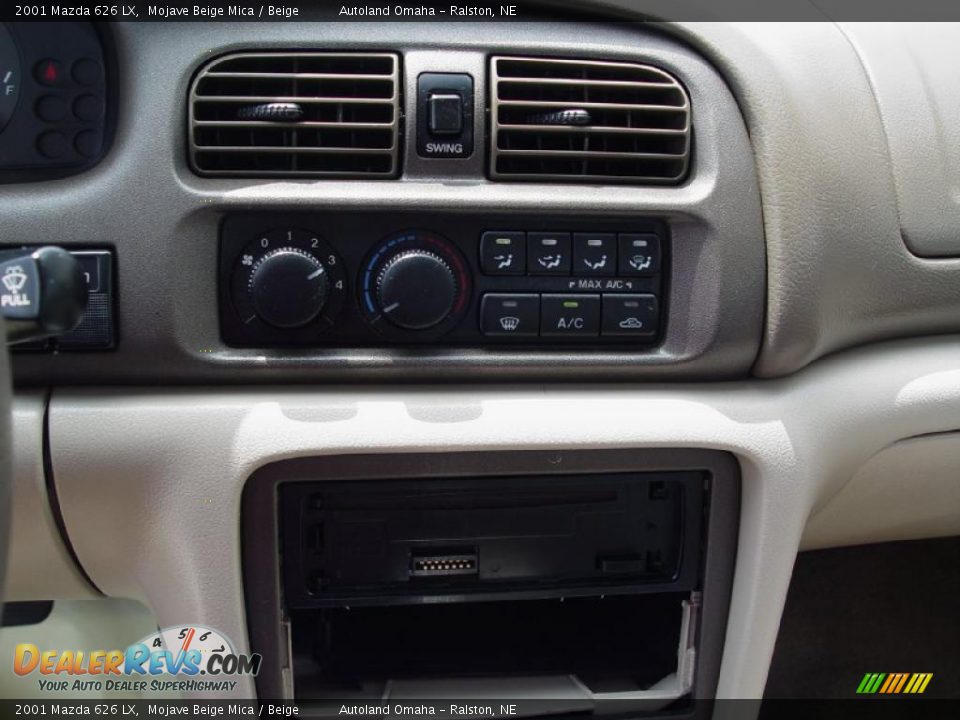 2001 Mazda 626 LX Mojave Beige Mica / Beige Photo #11