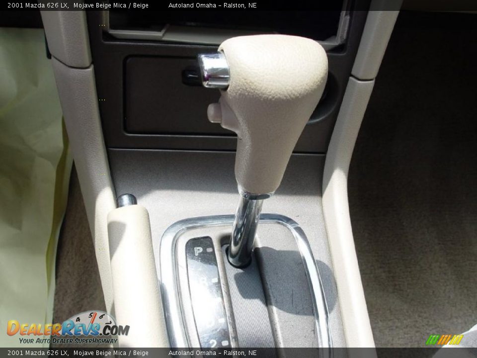 2001 Mazda 626 LX Mojave Beige Mica / Beige Photo #12