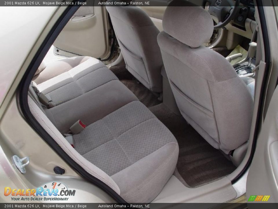 2001 Mazda 626 LX Mojave Beige Mica / Beige Photo #15