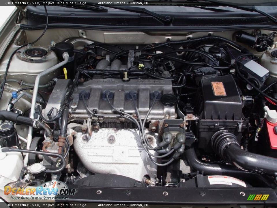 2001 Mazda 626 LX Mojave Beige Mica / Beige Photo #17