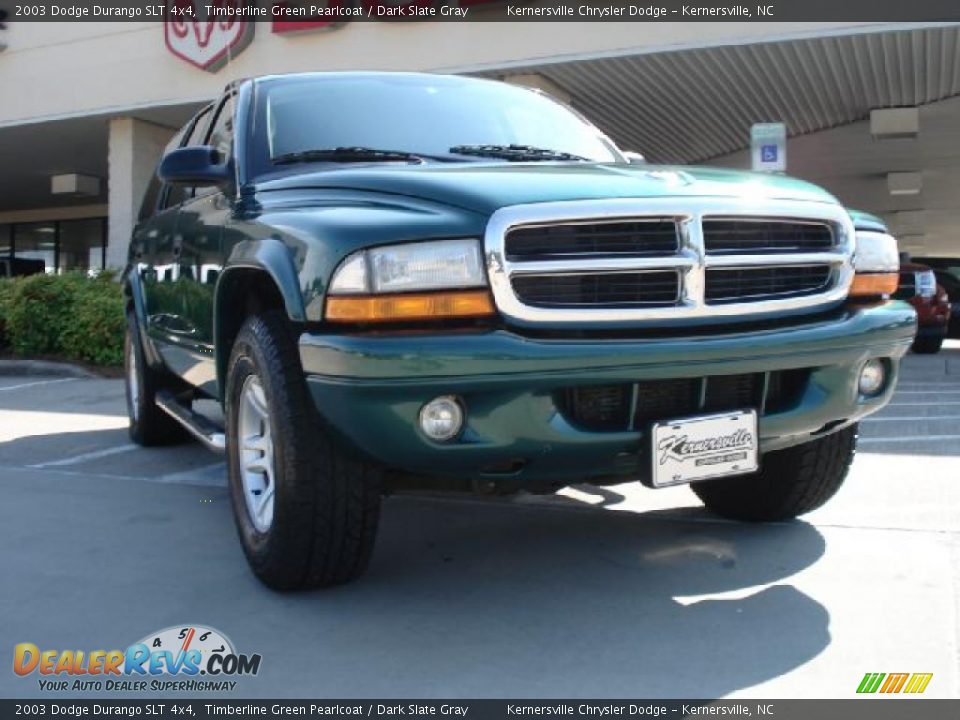 2003 Dodge Durango SLT 4x4 Timberline Green Pearlcoat / Dark Slate Gray Photo #1