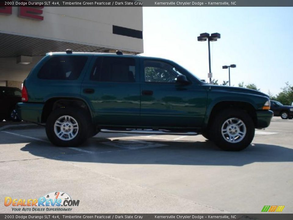2003 Dodge Durango SLT 4x4 Timberline Green Pearlcoat / Dark Slate Gray Photo #2
