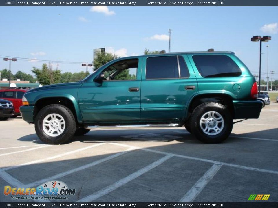 2003 Dodge Durango SLT 4x4 Timberline Green Pearlcoat / Dark Slate Gray Photo #6