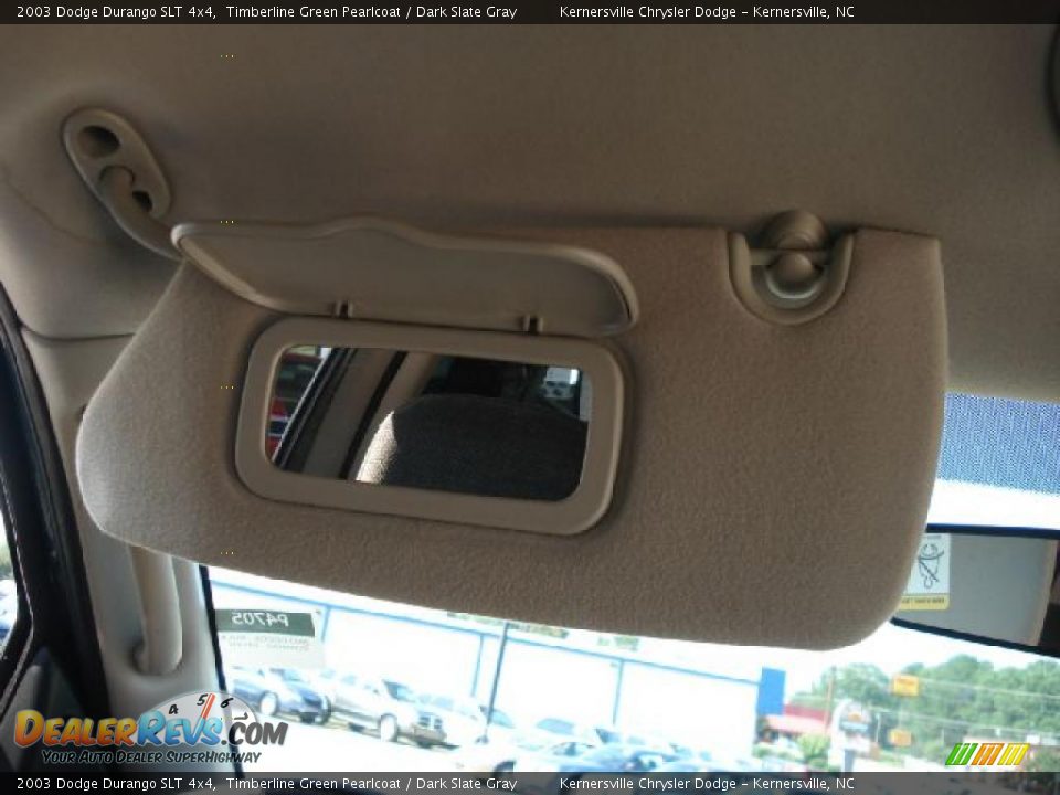 2003 Dodge Durango SLT 4x4 Timberline Green Pearlcoat / Dark Slate Gray Photo #21