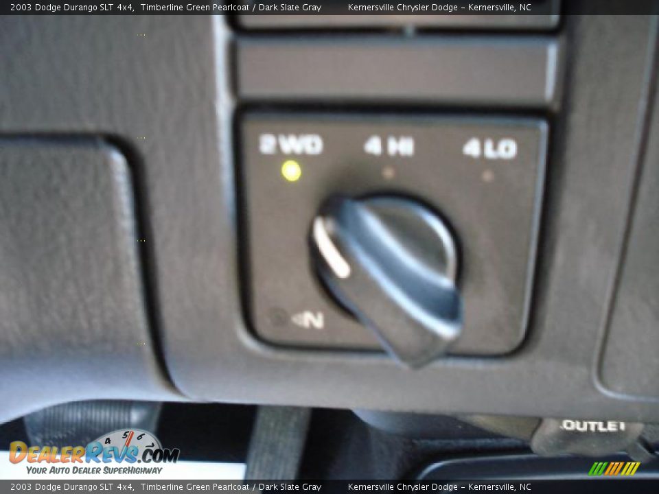 2003 Dodge Durango SLT 4x4 Timberline Green Pearlcoat / Dark Slate Gray Photo #25