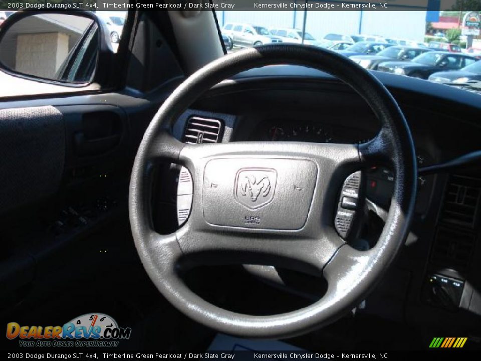 2003 Dodge Durango SLT 4x4 Timberline Green Pearlcoat / Dark Slate Gray Photo #26