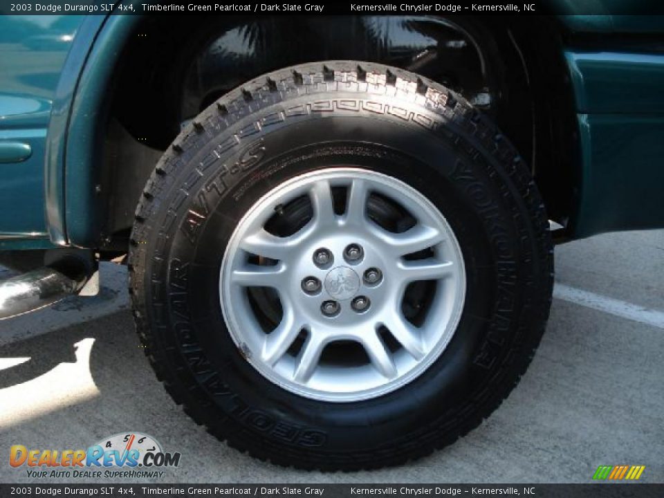 2003 Dodge Durango SLT 4x4 Timberline Green Pearlcoat / Dark Slate Gray Photo #27