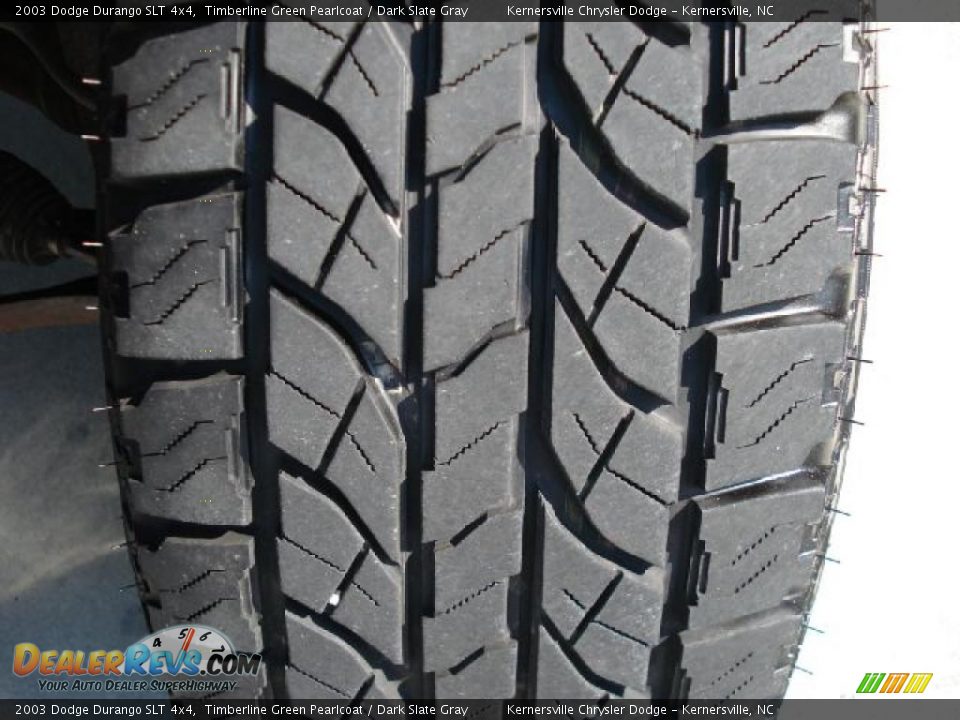 2003 Dodge Durango SLT 4x4 Timberline Green Pearlcoat / Dark Slate Gray Photo #28