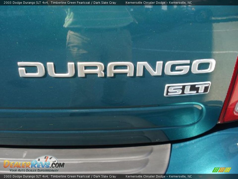 2003 Dodge Durango SLT 4x4 Timberline Green Pearlcoat / Dark Slate Gray Photo #32