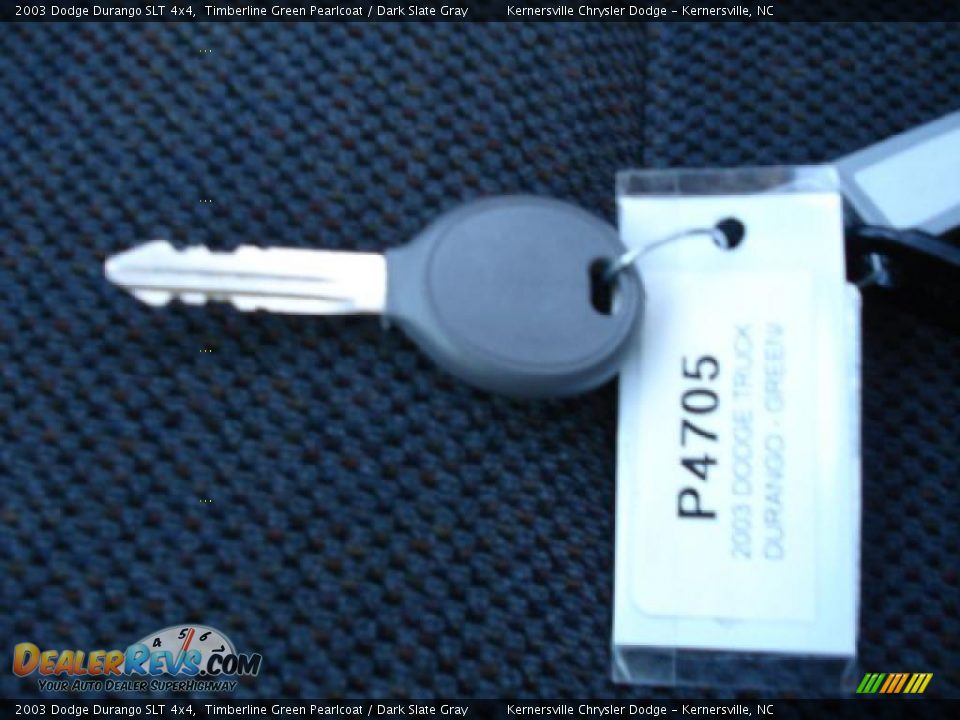 2003 Dodge Durango SLT 4x4 Timberline Green Pearlcoat / Dark Slate Gray Photo #34