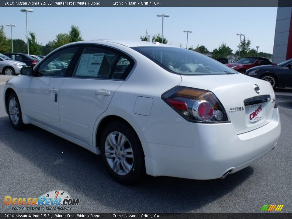 2010 Nissan altima winter frost #4