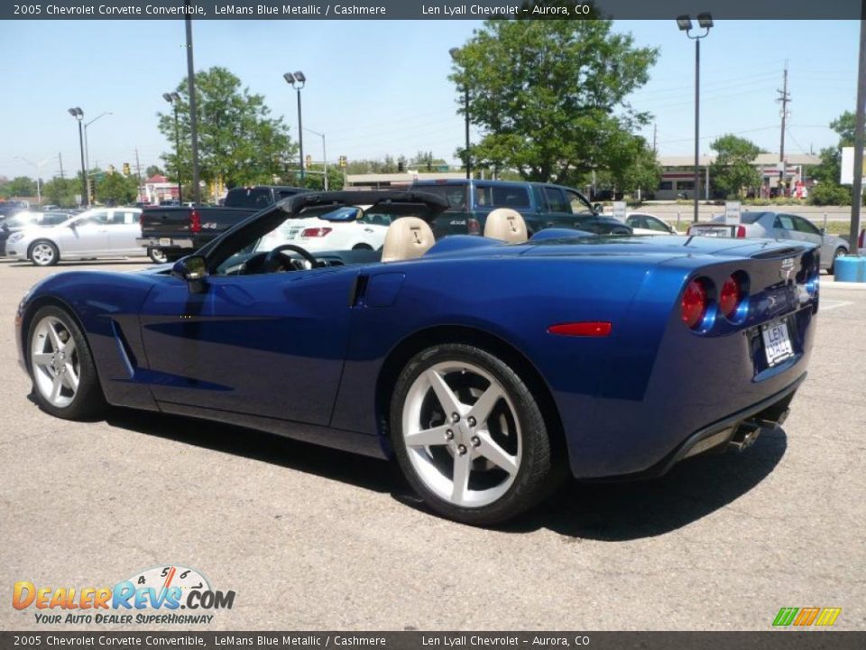 2005 Chevrolet Corvette Convertible LeMans Blue Metallic / Cashmere Photo #4