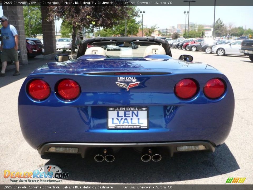 2005 Chevrolet Corvette Convertible LeMans Blue Metallic / Cashmere Photo #5