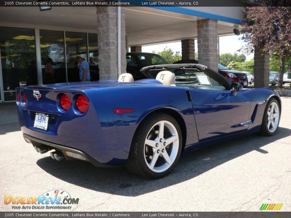 2005 Chevrolet Corvette Convertible LeMans Blue Metallic / Cashmere Photo #6