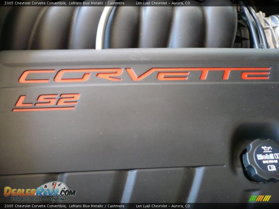 2005 Chevrolet Corvette Convertible LeMans Blue Metallic / Cashmere Photo #17