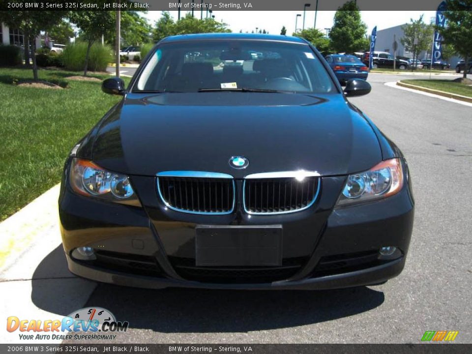 2006 BMW 3 Series 325i Sedan Jet Black / Black Photo #1