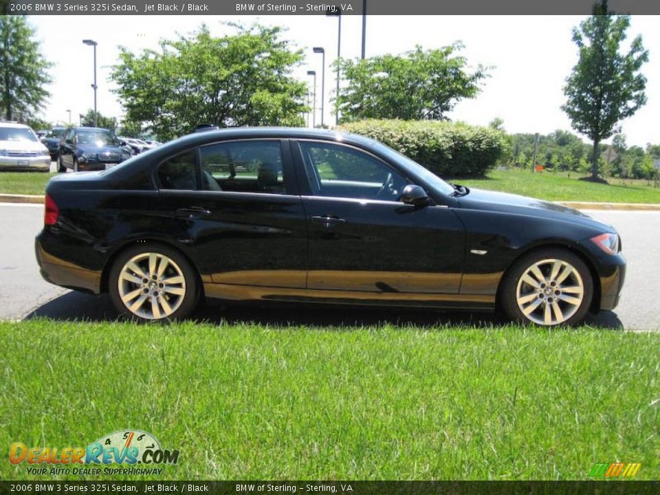 2006 BMW 3 Series 325i Sedan Jet Black / Black Photo #7