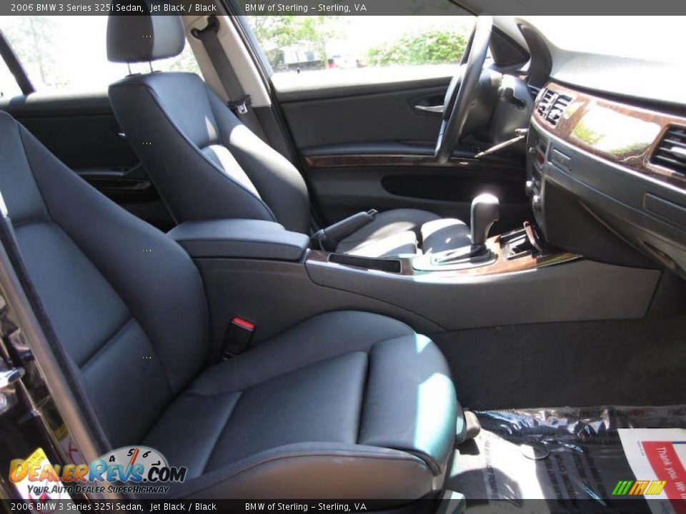2006 BMW 3 Series 325i Sedan Jet Black / Black Photo #9