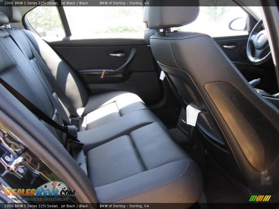 2006 BMW 3 Series 325i Sedan Jet Black / Black Photo #10