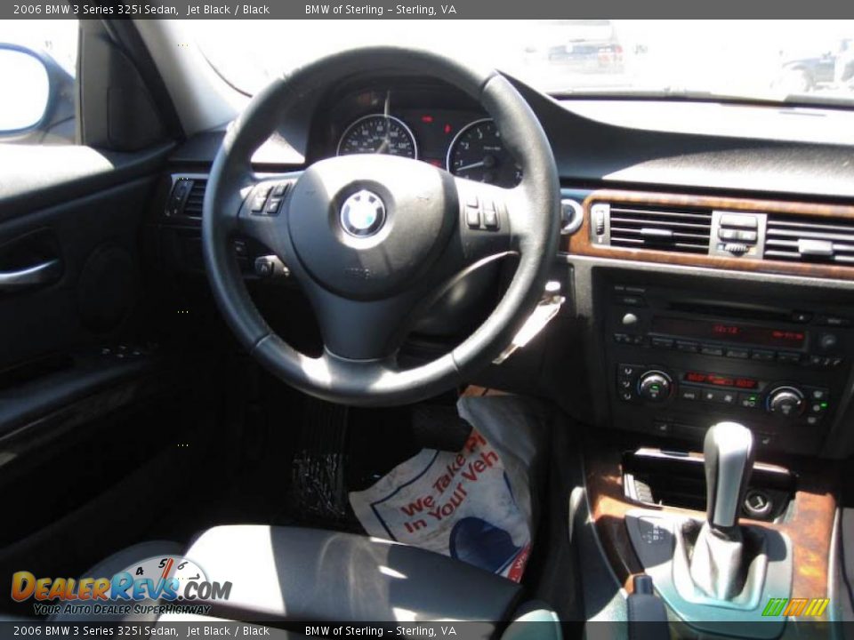 2006 BMW 3 Series 325i Sedan Jet Black / Black Photo #11