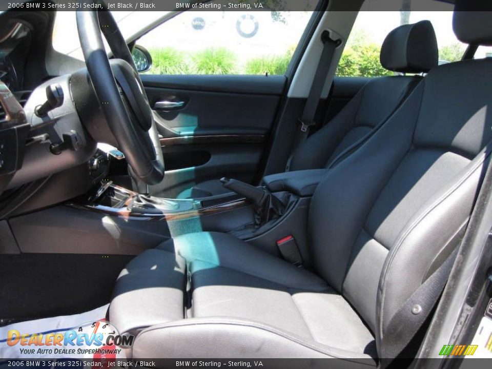 2006 BMW 3 Series 325i Sedan Jet Black / Black Photo #14