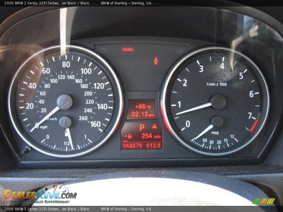 2006 BMW 3 Series 325i Sedan Jet Black / Black Photo #16