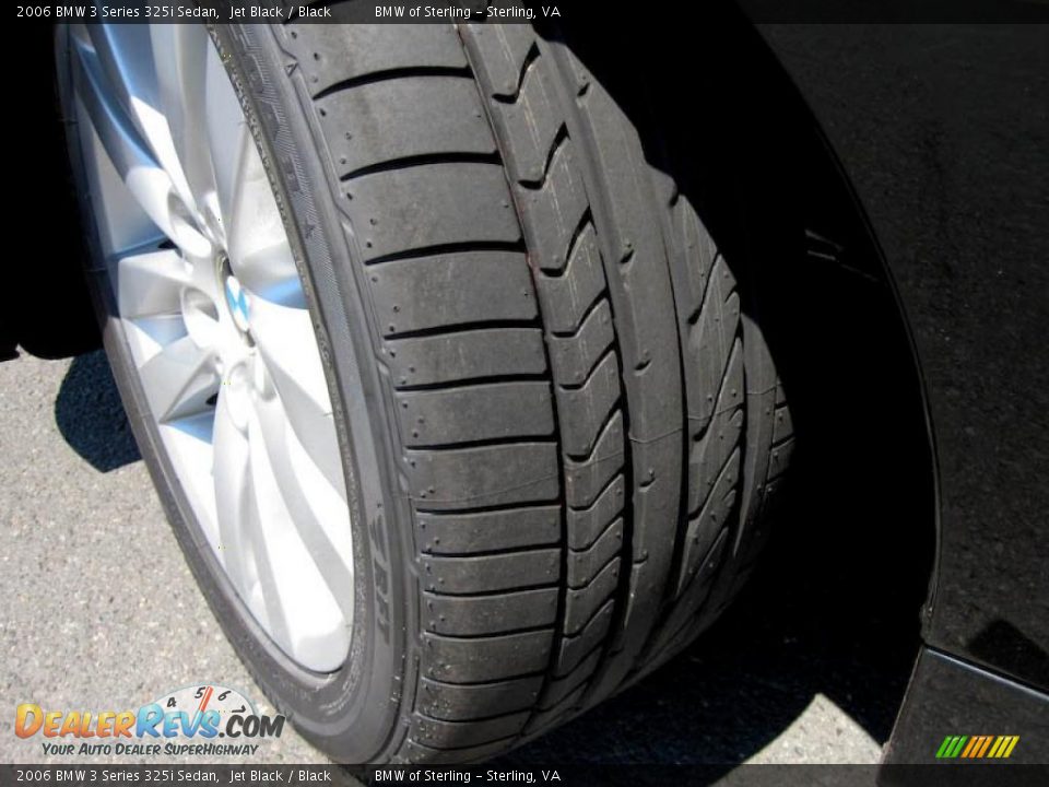 2006 BMW 3 Series 325i Sedan Jet Black / Black Photo #18