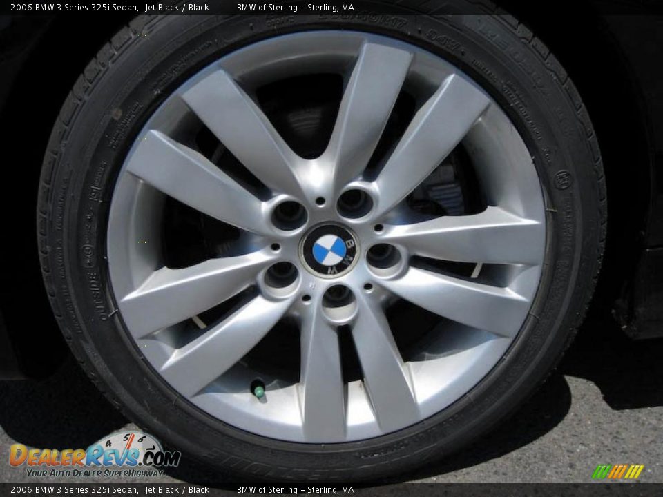 2006 BMW 3 Series 325i Sedan Jet Black / Black Photo #19