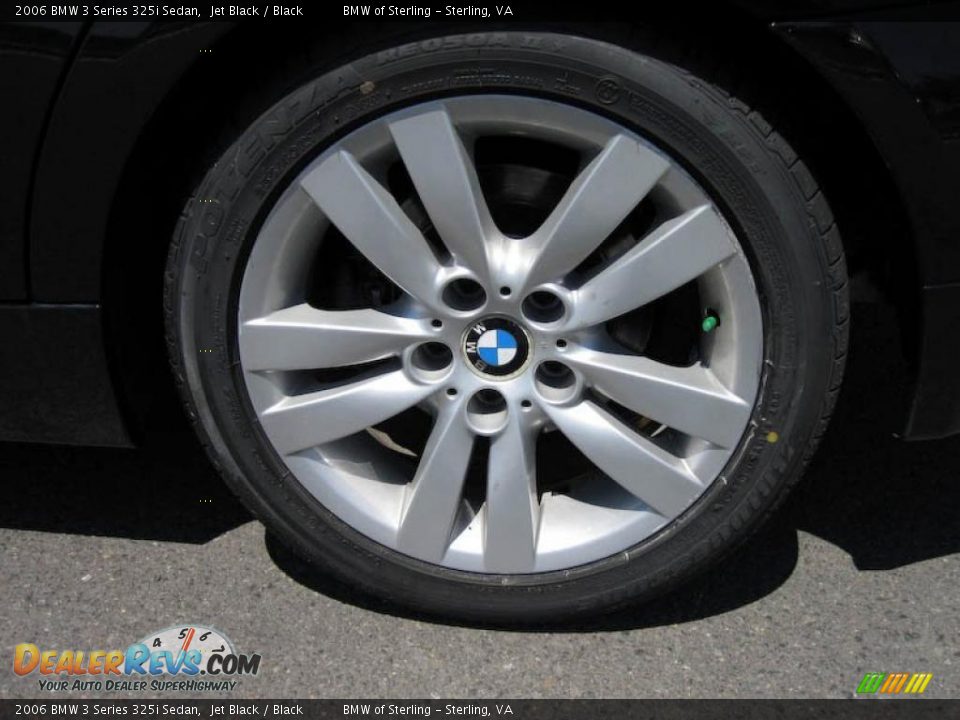 2006 BMW 3 Series 325i Sedan Jet Black / Black Photo #20