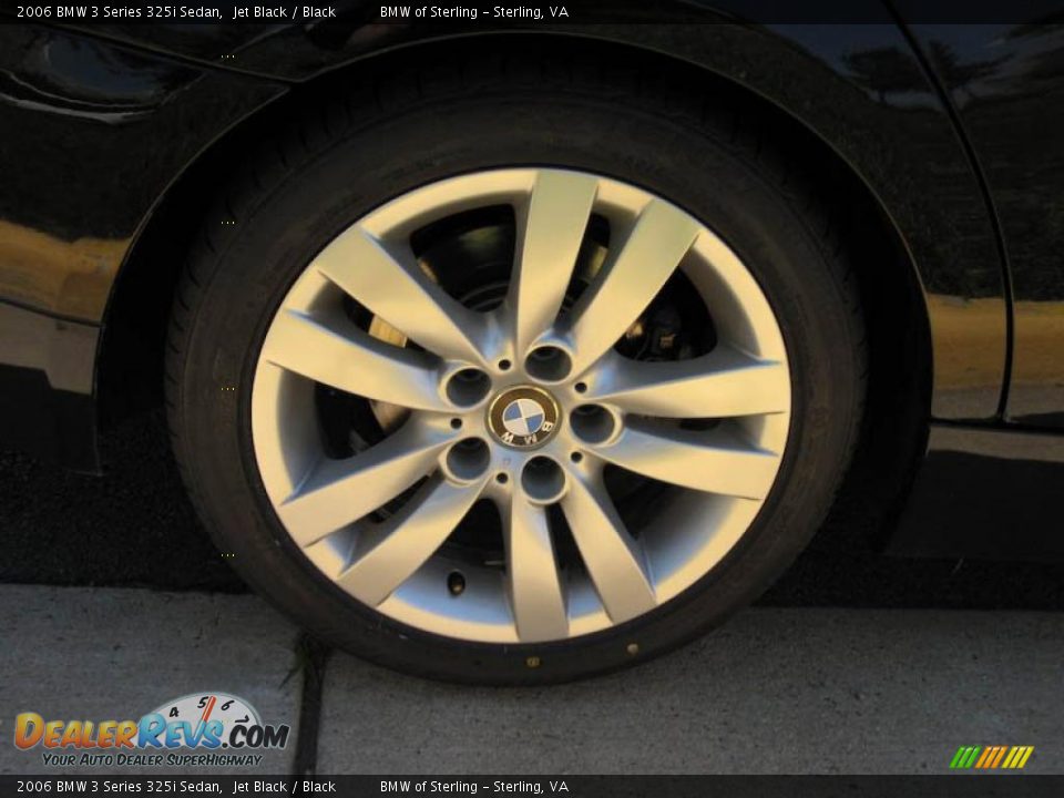 2006 BMW 3 Series 325i Sedan Jet Black / Black Photo #21