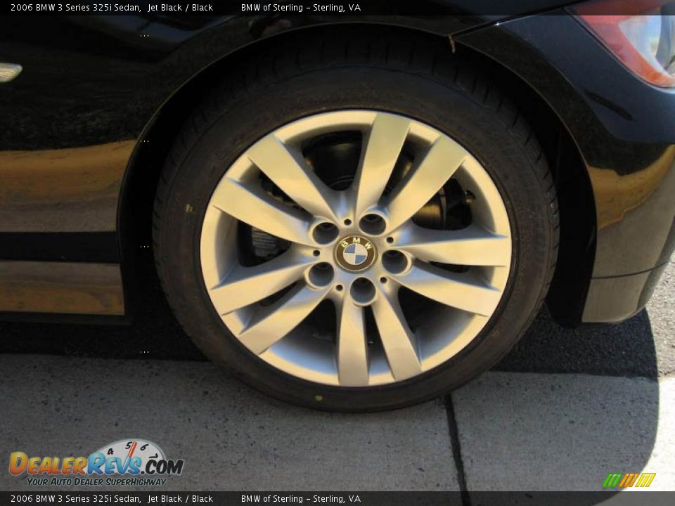 2006 BMW 3 Series 325i Sedan Jet Black / Black Photo #22