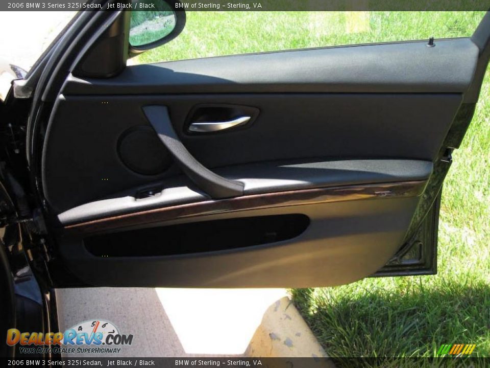2006 BMW 3 Series 325i Sedan Jet Black / Black Photo #23