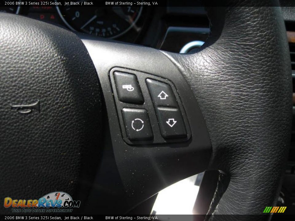 2006 BMW 3 Series 325i Sedan Jet Black / Black Photo #27