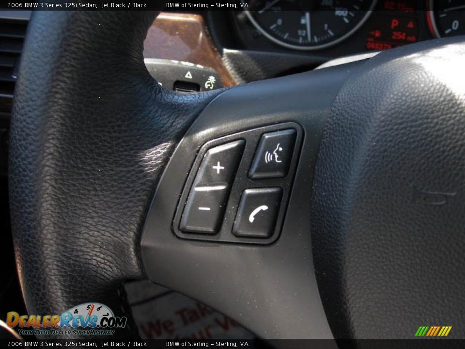 2006 BMW 3 Series 325i Sedan Jet Black / Black Photo #28