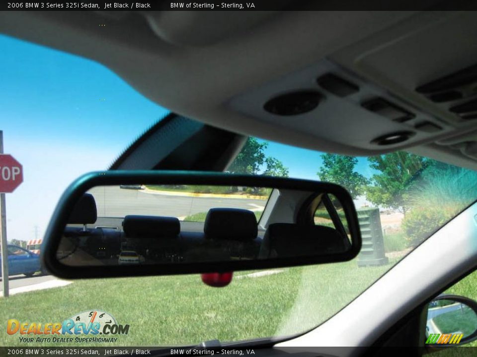 2006 BMW 3 Series 325i Sedan Jet Black / Black Photo #35