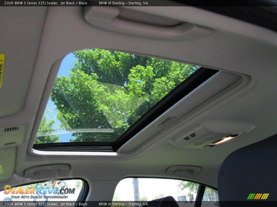 2006 BMW 3 Series 325i Sedan Jet Black / Black Photo #36