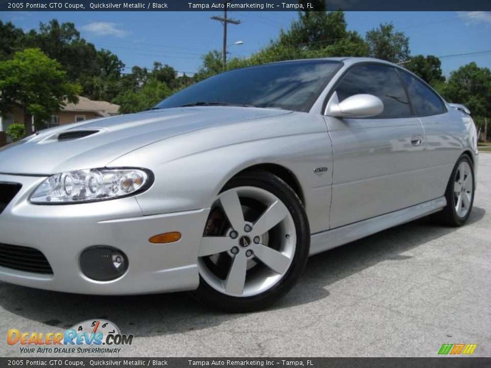 2005 Pontiac GTO Coupe Quicksilver Metallic / Black Photo #4